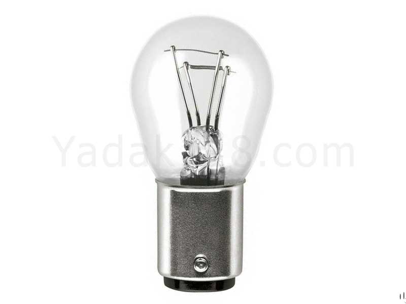 لامپ P21  (دو کنتاکت) چراغ عقب 5 وات Excelite ( سفید ) - کره ای