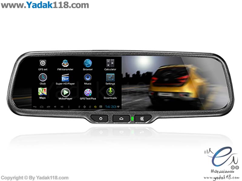 آینه هوشمند خودرو اندروید 5 اینچ  ALFA مناسب برای ال 90 (تندر 90)