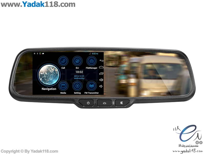 آینه هوشمند خودرو اندروید 5 اینچ  ALFA مناسب برای رنو سیمبل