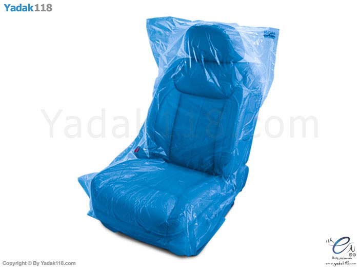 روکش پلاستیکی آبی صندلی و لوازم داخل اتاق خودرو