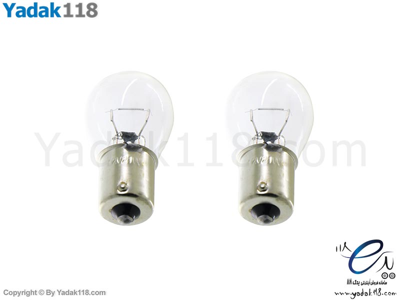 لامپ تک کنتاکت سفید دو عددی  MKS W21