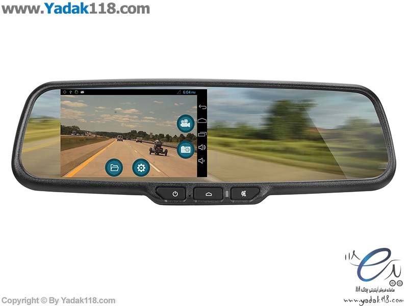 آینه هوشمند 5 اینچ  ALFA مناسب برای پراید - آینه اندرویدی خودرو - یدک 118