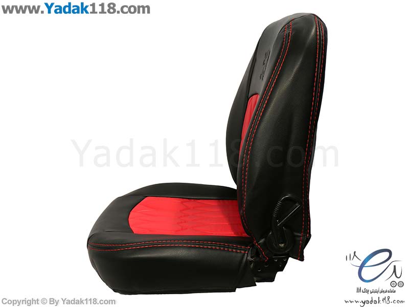 روکش صندلی خودرو پژو 206 چرم مشکی قرمز یاشار