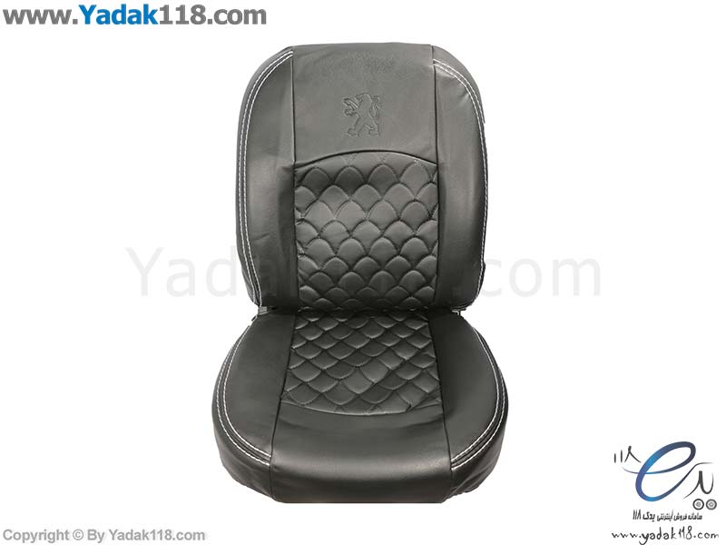 روکش صندلی خودرو پژو 206 چرم مشکی یاشار
