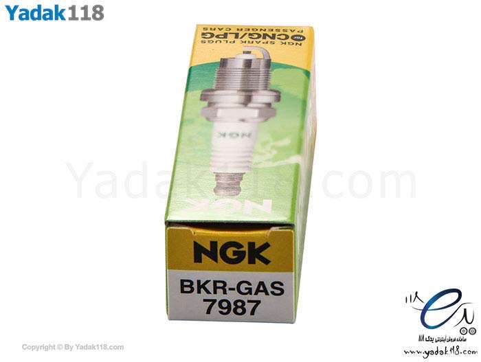 شمع موتور دوگانه‌سوز پراید NGK- 7987- BKR Gas ژاپن